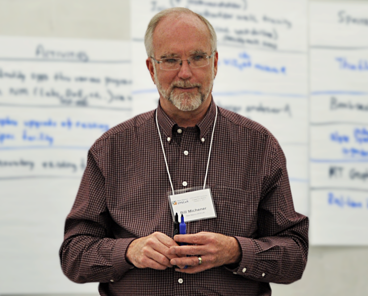 Photo of Bill Michener at workshop