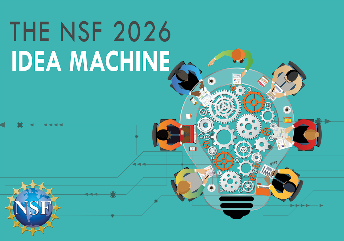 NSF graphic for 2026 Idea Machine Competition