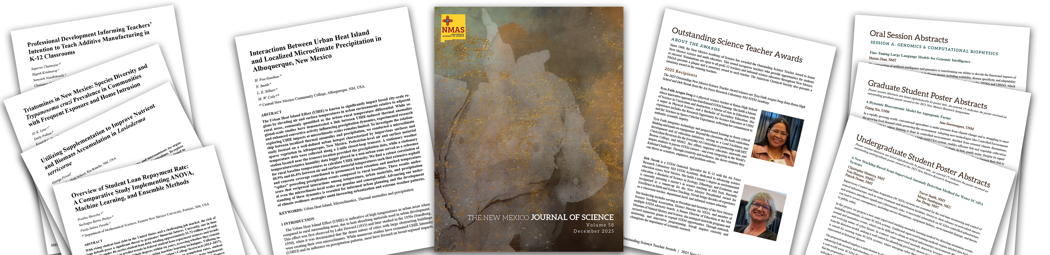 decorative graphic of journal pieces